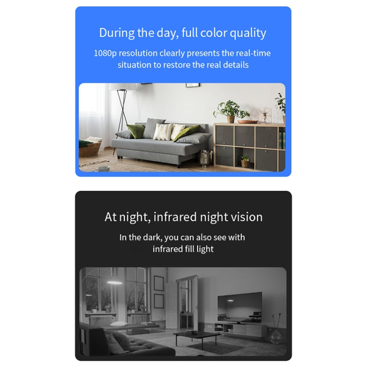 X2 Smart HD Mini WiFi Camera Support Night Vision & Motion Detection & TF Card by buy2fix