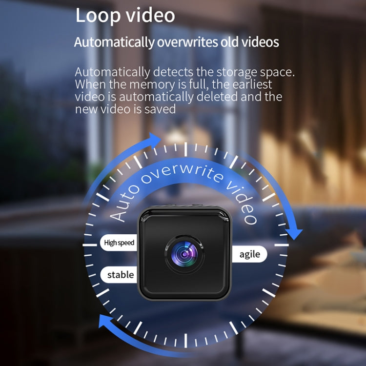 X2 Smart HD Mini WiFi Camera Support Night Vision & Motion Detection & TF Card by buy2fix