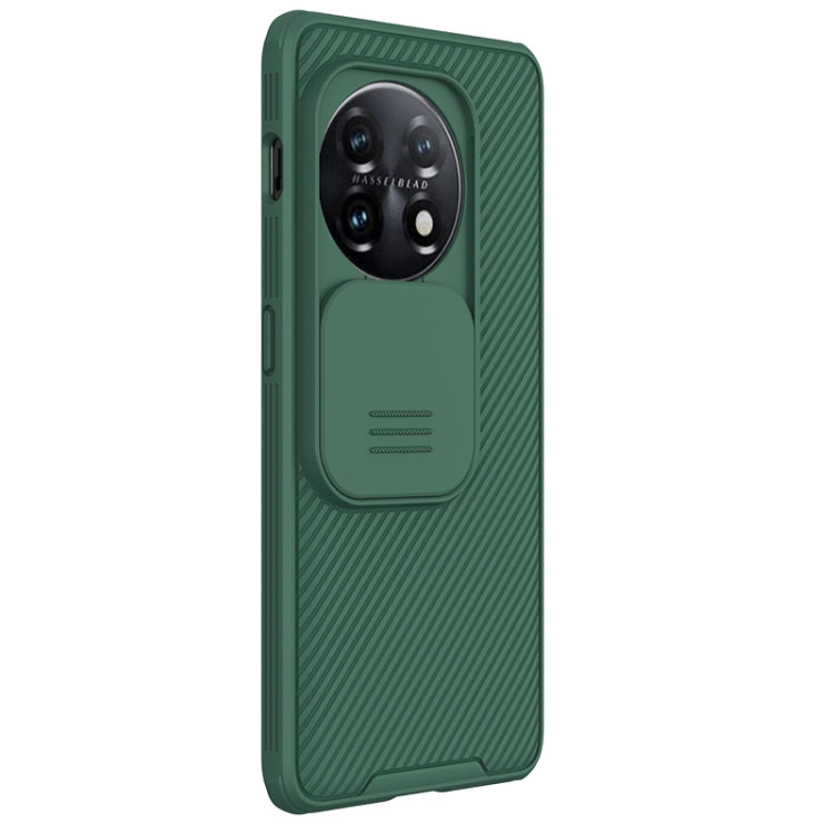 For OnePlus 11 NILLKIN CamShield Pro Series PC Full Coverage Phone Case(Green) - OnePlus Cases by NILLKIN | Online Shopping UK | buy2fix