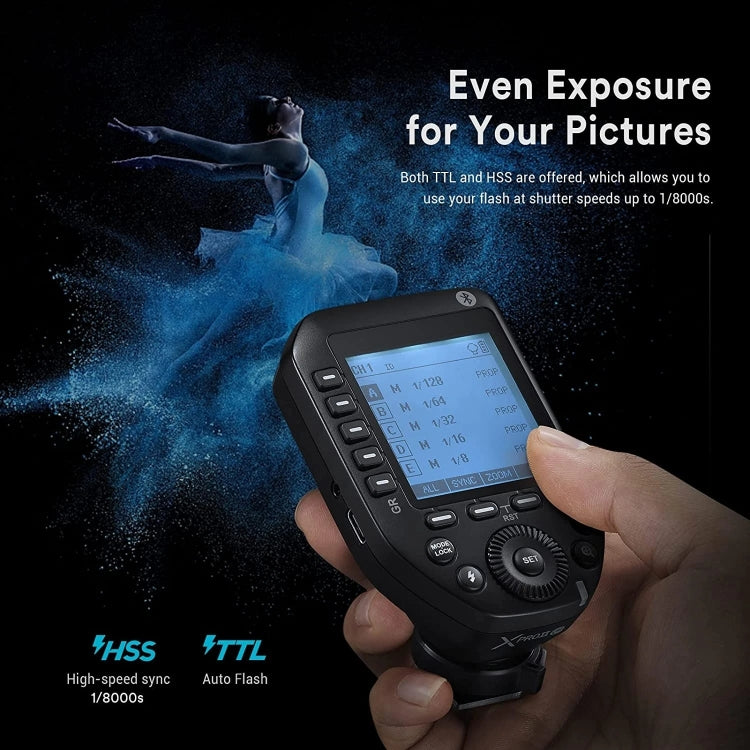 Godox XPro II TTL Wireless Flash Trigger For Sony(Black) - Wireless Flash Trigger by Godox | Online Shopping UK | buy2fix