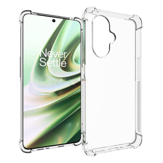 Pour OnePlus Nord CE 3 Lite Étui de téléphone en TPU épais antidérapant antichoc (transparent)