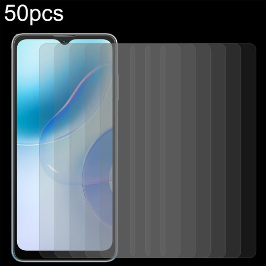 For Blackview A53 50pcs 0.26mm 9H 2.5D Tempered Glass Film