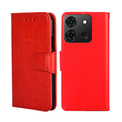 For Infinix Smart 7 Crystal Texture Leather Phone Case(Red) by buy2fix