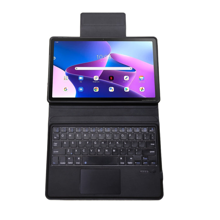 For Lenovo Tab M10 Plus 10.6 3rd Gen 2022 LT106 Bluetooth Keyboard Protective Leather Tablet Case with Touchpad - Lenovo Keyboard by buy2fix | Online Shopping UK | buy2fix