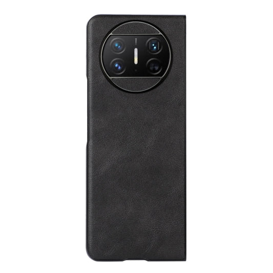 For Huawei Mate X3 Cowhide Texture PU Phone Case(Black) by buy2fix