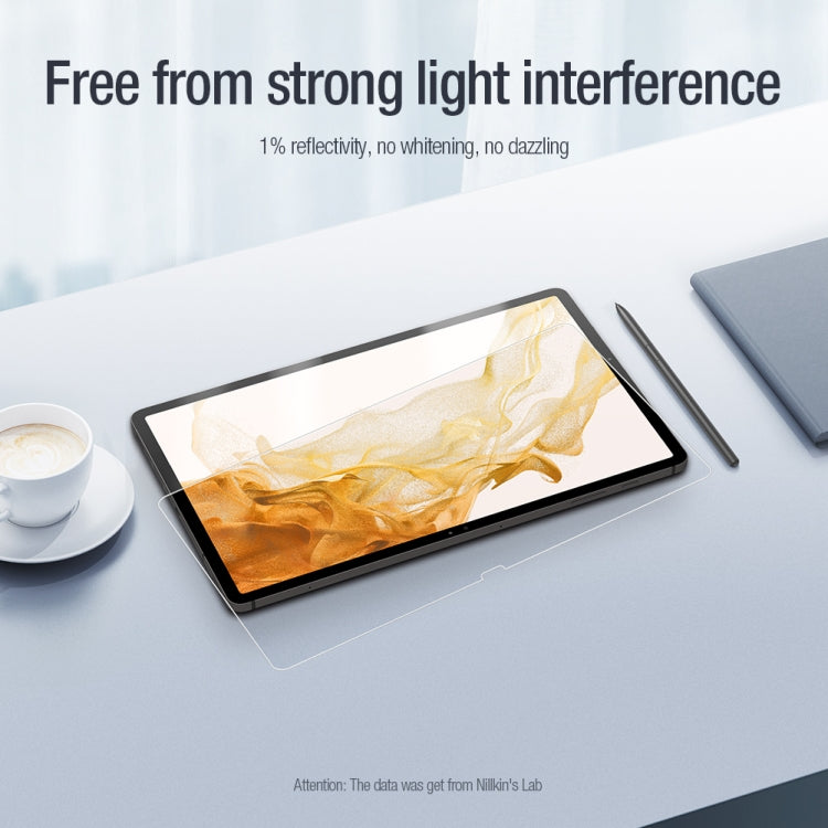 For Samsung Galaxy Tab S8+ / S7+ NILLKIN Pure Series Anti-reflection Tempered Tablet Glass Film - Tab S8+ Tempered Glass by NILLKIN | Online Shopping UK | buy2fix