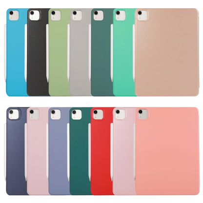 Horizontal Flip Ultra-thin Non-buckle Magnetic PU Leather Tablet Case With Three-folding Holder & Sleep / Wake-up Function For iPad Pro 11 inch (2020) / Pro 11 2018 / Air 2020 10.9(Green) - iPad Pro 11 (2020) Cases by buy2fix | Online Shopping UK | buy2fix