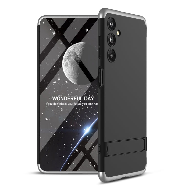 For Samsung Galaxy F54 GKK Three Stage Splicing Full Coverage PC Phone Case(Black Silver) - Galaxy Phone Cases by GKK | Online Shopping UK | buy2fix