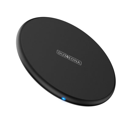 DUZZONA W11 15W Desktop Qi Wireless Charger(Black) - Wireless Charger by DUZZONA | Online Shopping UK | buy2fix