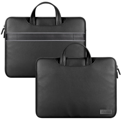 Waterproof PU Laptop Bag Inner Bag, Size:13 / 14 inch(Black) -  by buy2fix | Online Shopping UK | buy2fix