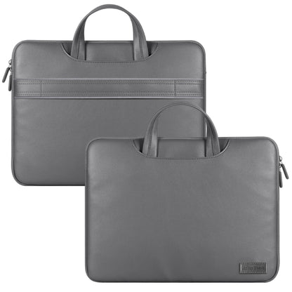 Waterproof PU Laptop Bag Inner Bag, Size:15 inch(Grey) -  by buy2fix | Online Shopping UK | buy2fix