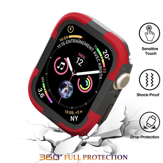 For Apple Watch Ultra 3 / 2 / 1 49mm Armor Frame Watch Case(Red) by buy2fix