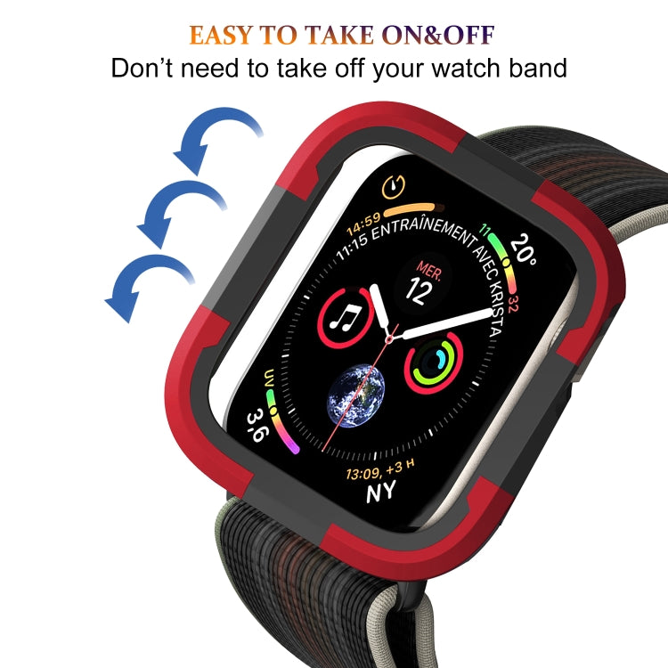 For Apple Watch Ultra 3 / 2 / 1 49mm Armor Frame Watch Case(Red) by buy2fix