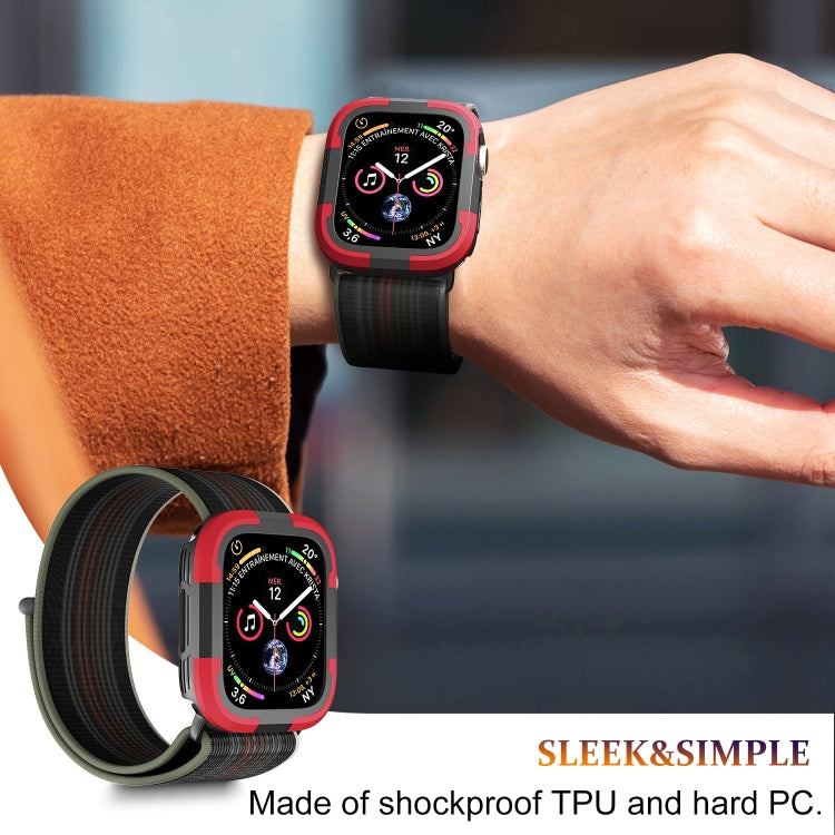 For Apple Watch Ultra 3 / 2 / 1 49mm Armor Frame Watch Case(Red) by buy2fix