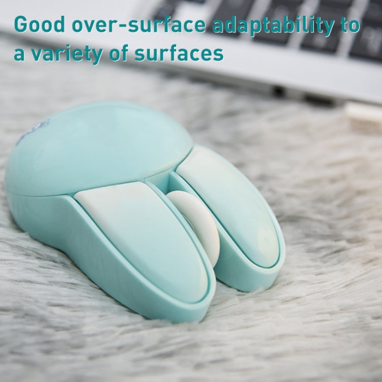 MOFii M6 Rabbit Shape 2.4G Wireless Mute Mouse(Milk Tea) -  by Mofii | Online Shopping UK | buy2fix