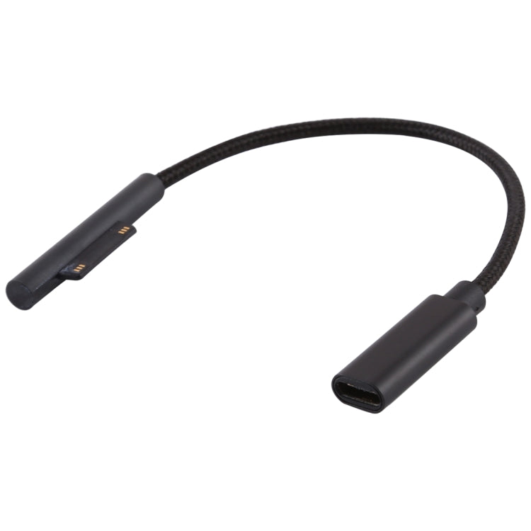 For Microsoft Surface Pro 7 / 6 / 5 to USB-C / Type-C Female Interfaces Power Charger Cable - Power Cord by buy2fix | Online Shopping UK | buy2fix