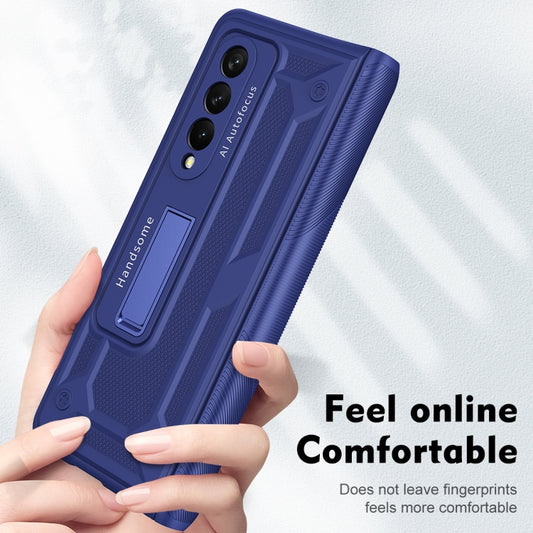 For Samsung Galaxy Z Fold2 5G integrated Shockproof Phone Case with Hinge(Blue) by buy2fix