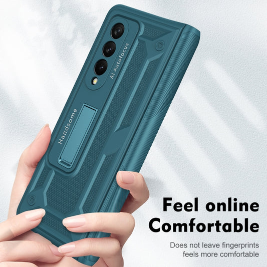 For Samsung Galaxy Z Fold2 5G integrated Shockproof Phone Case with Hinge(Green) by buy2fix