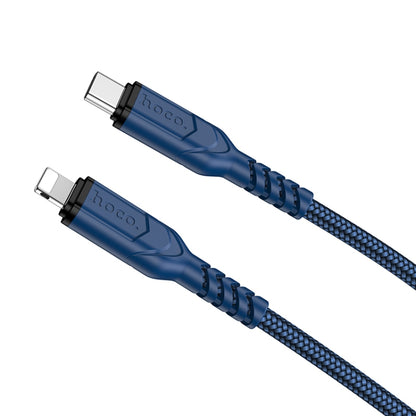 hoco X59 Victory PD 20W USB-C / Type-C to 8 Pin Charging Data Dable, Length:2m(Blue) - 2 in 1 Cable by hoco | Online Shopping UK | buy2fix