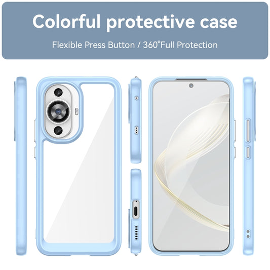 For Huawei Nova 11 Colorful Series Acrylic + TPU Phone Case(Blue) by buy2fix