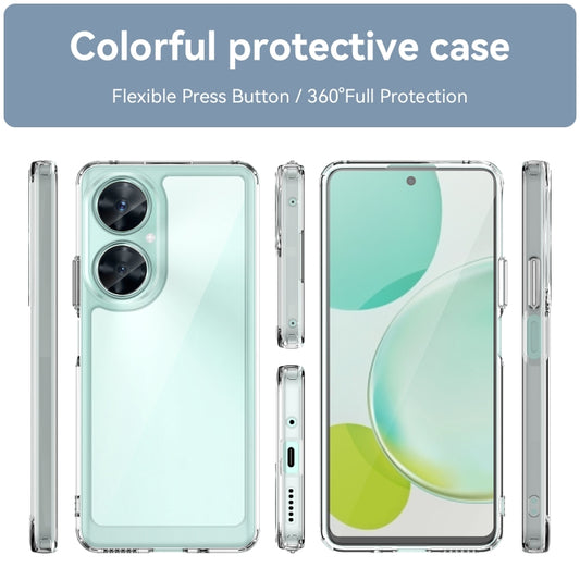 For Huawei Nova 11i Colorful Series Acrylic + TPU Phone Case(Transparent) by buy2fix