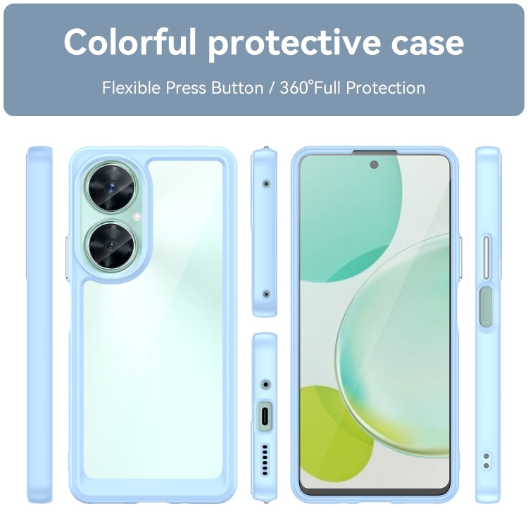 For Huawei Nova 11i Colorful Series Acrylic + TPU Phone Case(Blue) - Huawei Cases by buy2fix | Online Shopping UK | buy2fix