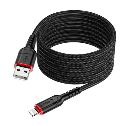 hoco X59 Victory 2.4A USB to 8 Pin Charging Data Dable, Length:2m(Red) - Normal Style Cable by hoco | Online Shopping UK | buy2fix