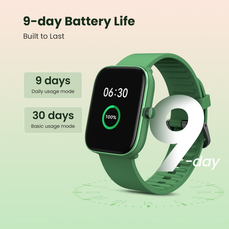 Original Xiaomi Youpin HAYLOU LS13 GST Lite 1.69 inch Square Screen Smart Bluetooth Watch Supports Blood Oxygen Tracking / Sleep Monitoring(Green) -  by Xiaomi | Online Shopping UK | buy2fix