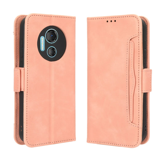 For Doogee X97 / X97 Pro Skin Feel Calf Texture Card Slots Leather Phone Case(Pink) by buy2fix