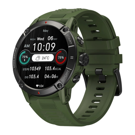 Zeblaze Ares 3 1.52 inch IPS Screen Smart Watch Supports Health Monitoring / Voice Calls(Wild Green) -  by Zeblaze | Online Shopping UK | buy2fix