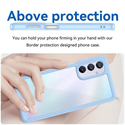 For Samsung Galaxy M54 5G Colorful Series Acrylic + TPU Phone Case(Blue) by buy2fix
