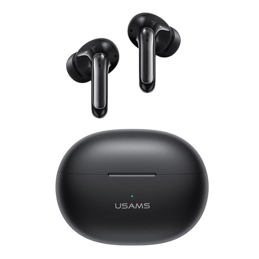 USAMS XD19 ENC Dual Wheat Noise Reduction TWS In-Ear Wireless Bluetooth Earphone(Black) - TWS Earphone by USAMS | Online Shopping UK | buy2fix