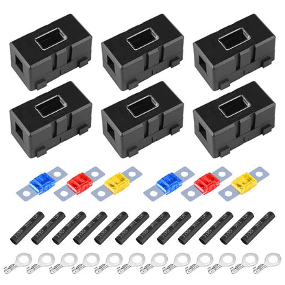 6 in 1 ANS Car Fuse Holder Fuse Box, Current:40A & 50A & 60A by buy2fix