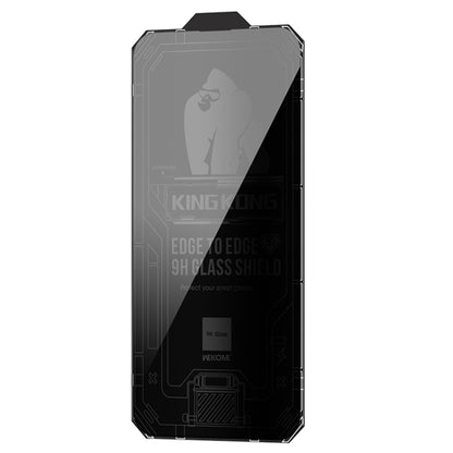 For iPhone 13 Pro WK WTP-067 King Kong Vacha 9D Curved Privacy Tempered Glass Film(Black) - iPhone 13 Pro Tempered Glass by WK | Online Shopping UK | buy2fix