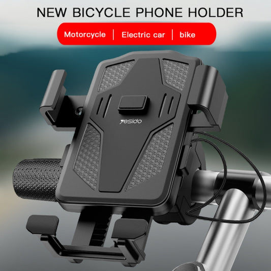 Yesido C94 Bicycle / Motorcycle Elastic Clip Phone Navigation Bracket(Black) by Yesido