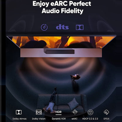 2m HDMI 2.1 Version 8K 60Hz UHD 48Gbps Cable(Grey) by buy2fix