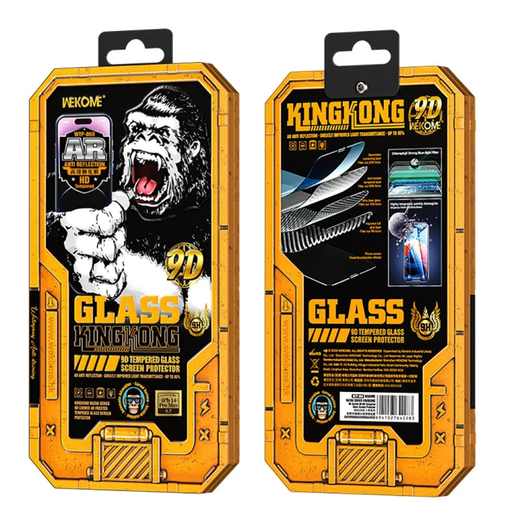 For iPhone 13 WK WTP-069 King Kong Vacha 9D Curved AR HD Tempered Glass Film(Black) by WK