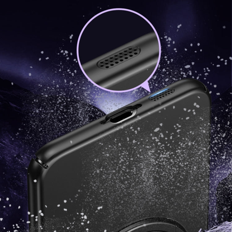 For Samsung Galaxy S23+ 5G Matte Magsafe Magnetic Phone Case with Trolley Holder(Dark Blue) by buy2fix