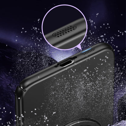 For Samsung Galaxy S23+ 5G Matte Magsafe Magnetic Phone Case with Trolley Holder(Dark Blue) by buy2fix