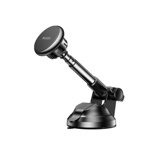 Yesido C41 Car Windshield Telescopic Suction Cup Magnetic Phone Holder(Black) by Yesido