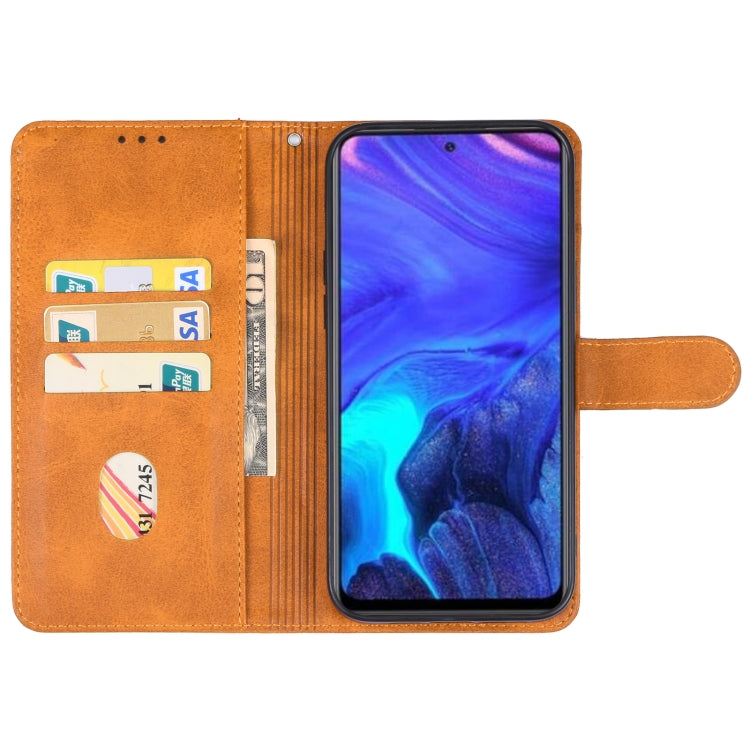 For Infinix Note 30 Leather Phone Case(Brown) - Infinix Cases by buy2fix | Online Shopping UK | buy2fix