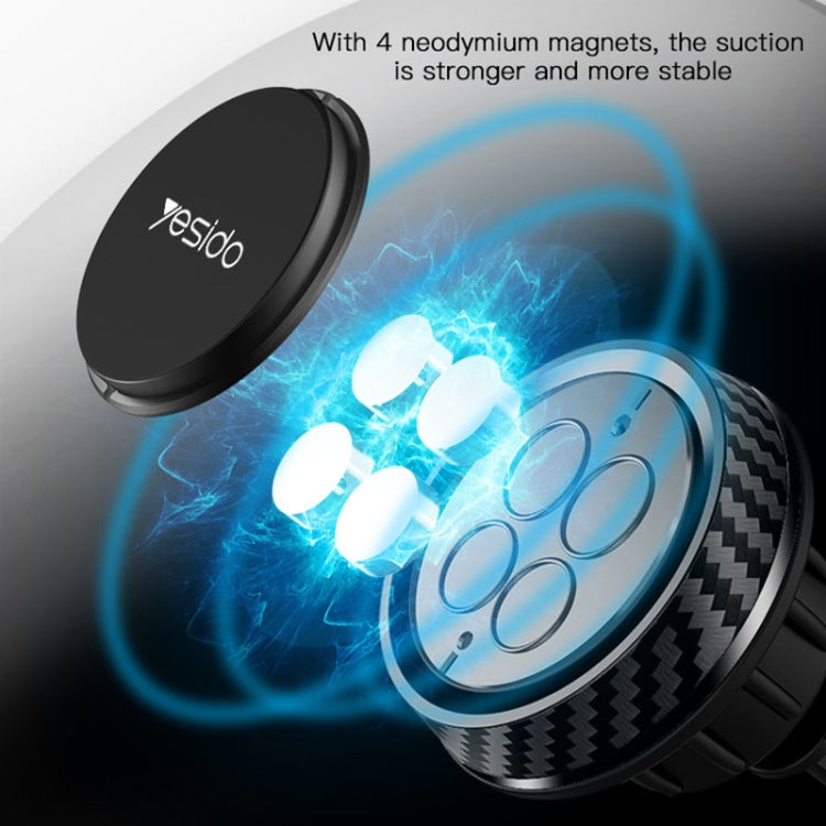 Yesido C67 Car Dashboard Magnetic Suction Phone Holder(Black) -  by Yesido | Online Shopping UK | buy2fix