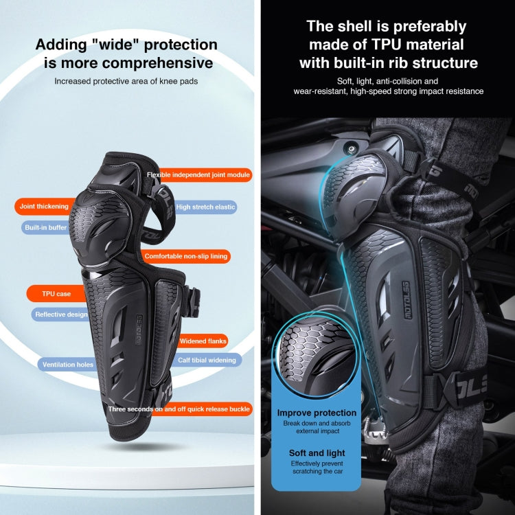 4 in 1 Elbow Pads Motolsg Motorcycle Bicycle Riding Protective Gear by buy2fix