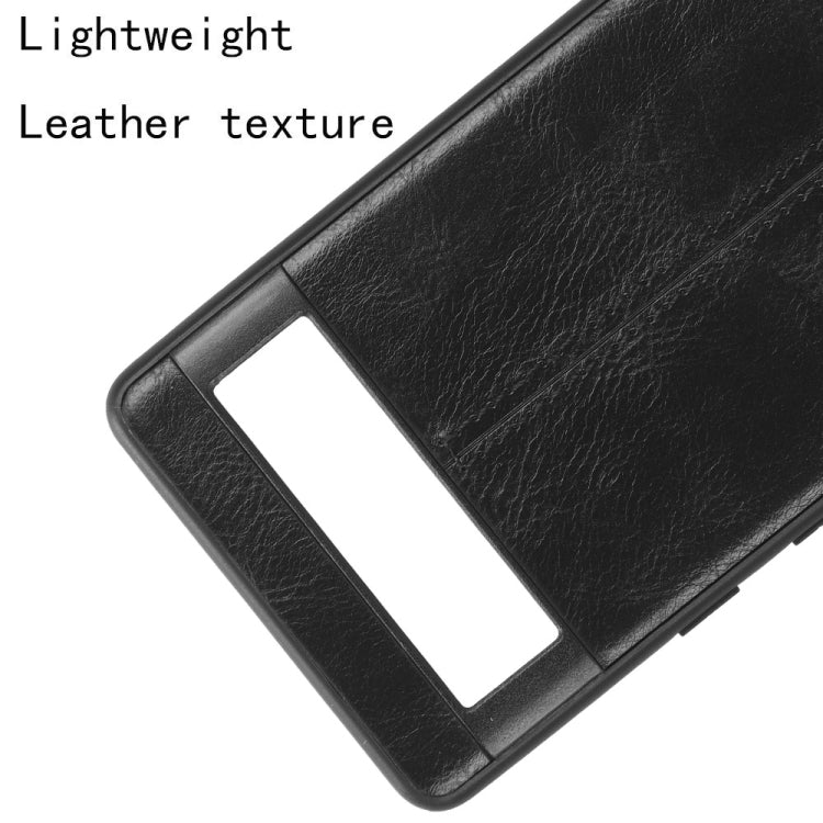 For Google Pixel 7a Sewing Cow Pattern Skin PC + PU + TPU Phone Case(Black) by buy2fix