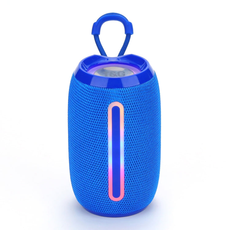 T&G TG653 TWS LED Mini Portable Wireless Stereo Sound Outdoor Speaker(Blue) - Mini Speaker by T&G | Online Shopping UK | buy2fix