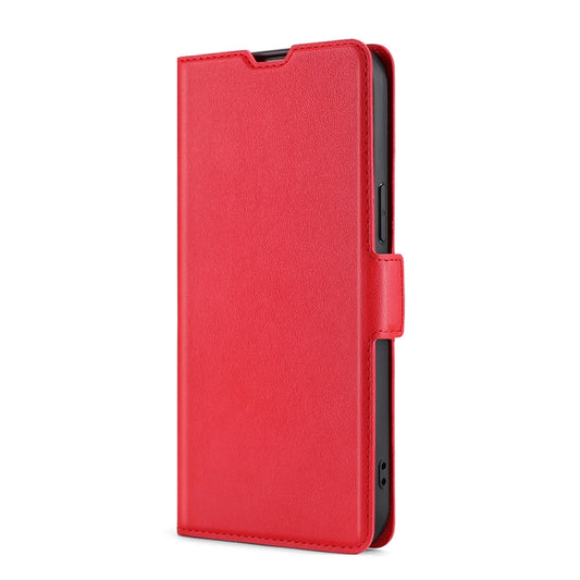 For Xiaomi 13 Ultra 5G Ultra-thin Voltage Side Buckle Horizontal Flip Leather Phone Case(Red) by buy2fix