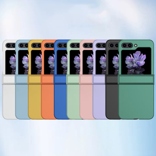 For Samsung Galaxy Z Flip5 Skin Feel PC Phone Case with Hinge(White) by buy2fix