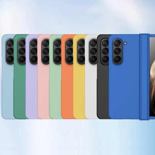 For Samsung Galaxy Z Fold5 Skin Feel PC Phone Case with Hinge(Green) by buy2fix