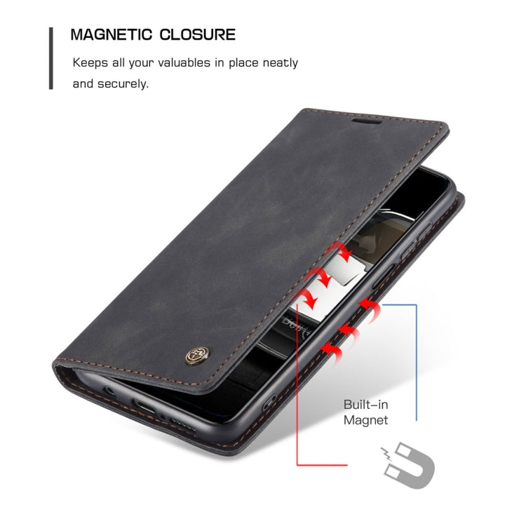 For Xiaomi Redmi Note 9 Pro/Note 9 Pro Max/Note 9s CaseMe 013 Multifunctional Horizontal Flip Leather Case, with Card Slot & Holder & Wallet(Black) - Xiaomi Accessories by CaseMe | Online Shopping UK | buy2fix