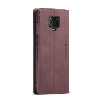 For Xiaomi Redmi Note 9 Pro/Note 9 Pro Max/Note 9s CaseMe 013 Multifunctional Horizontal Flip Leather Case, with Card Slot & Holder & Wallet(Wine Red) - Xiaomi Cases by CaseMe | Online Shopping UK | buy2fix